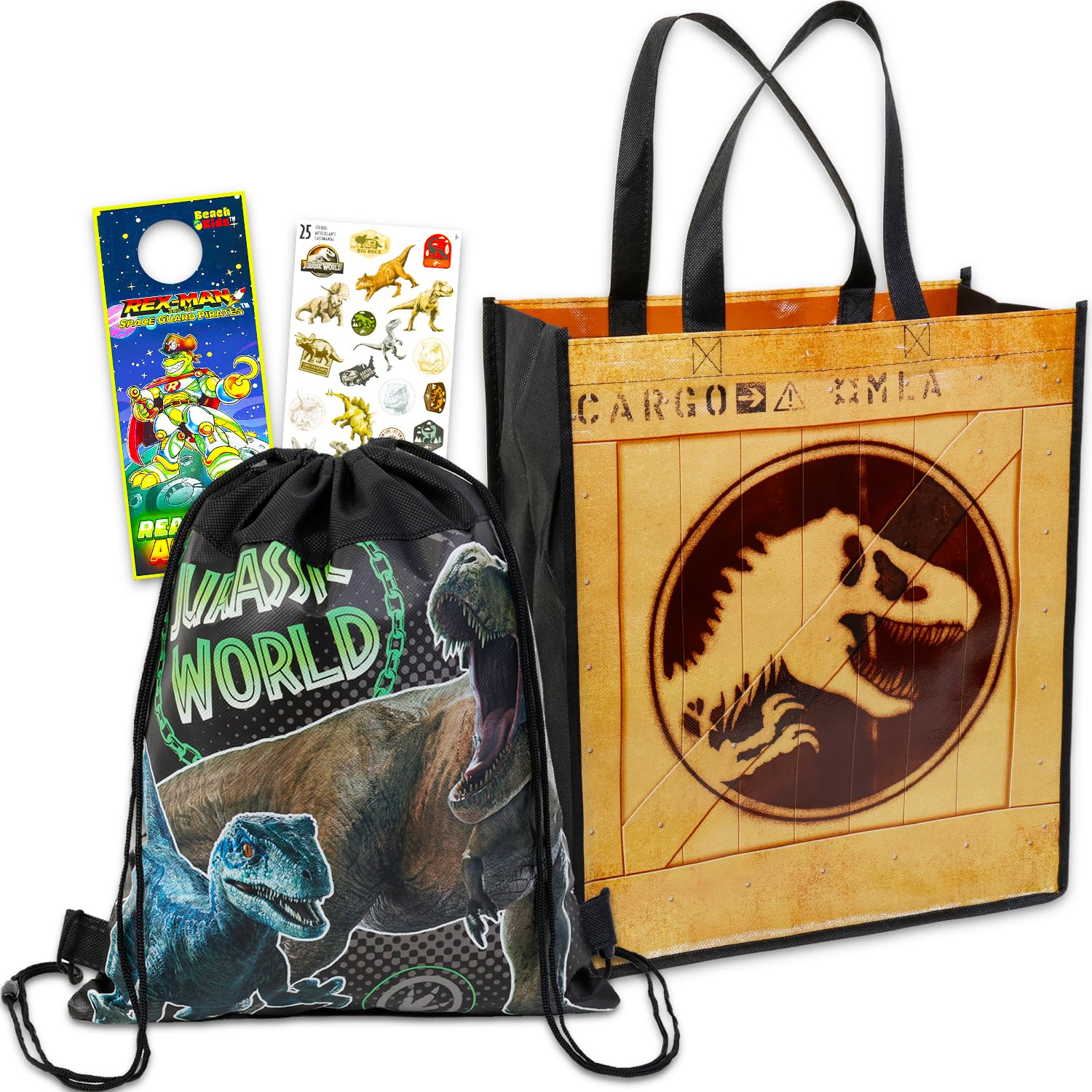 Amazon.com - Jurassic World Tote Bag Bundle - 2 Pack Jurassic
